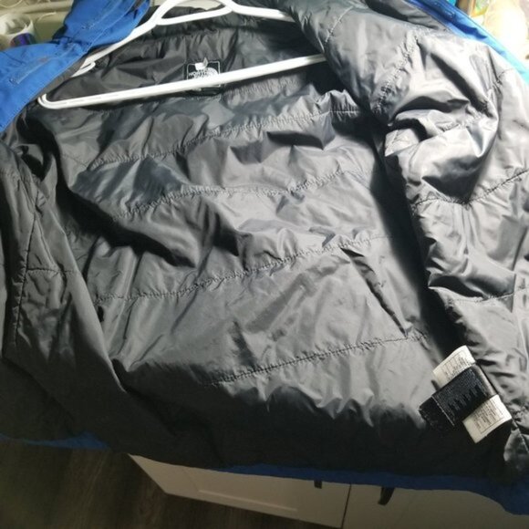 The North Face Hyvent Men's Hooded Jacket Size S Blue - Picture 9 of 10